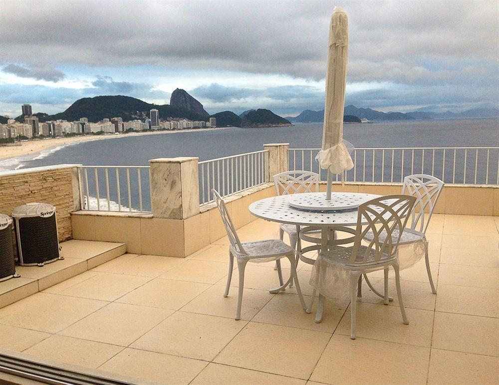 Copacabana Beachfront Penthouse Lägenhet Rio de Janeiro Exteriör bild