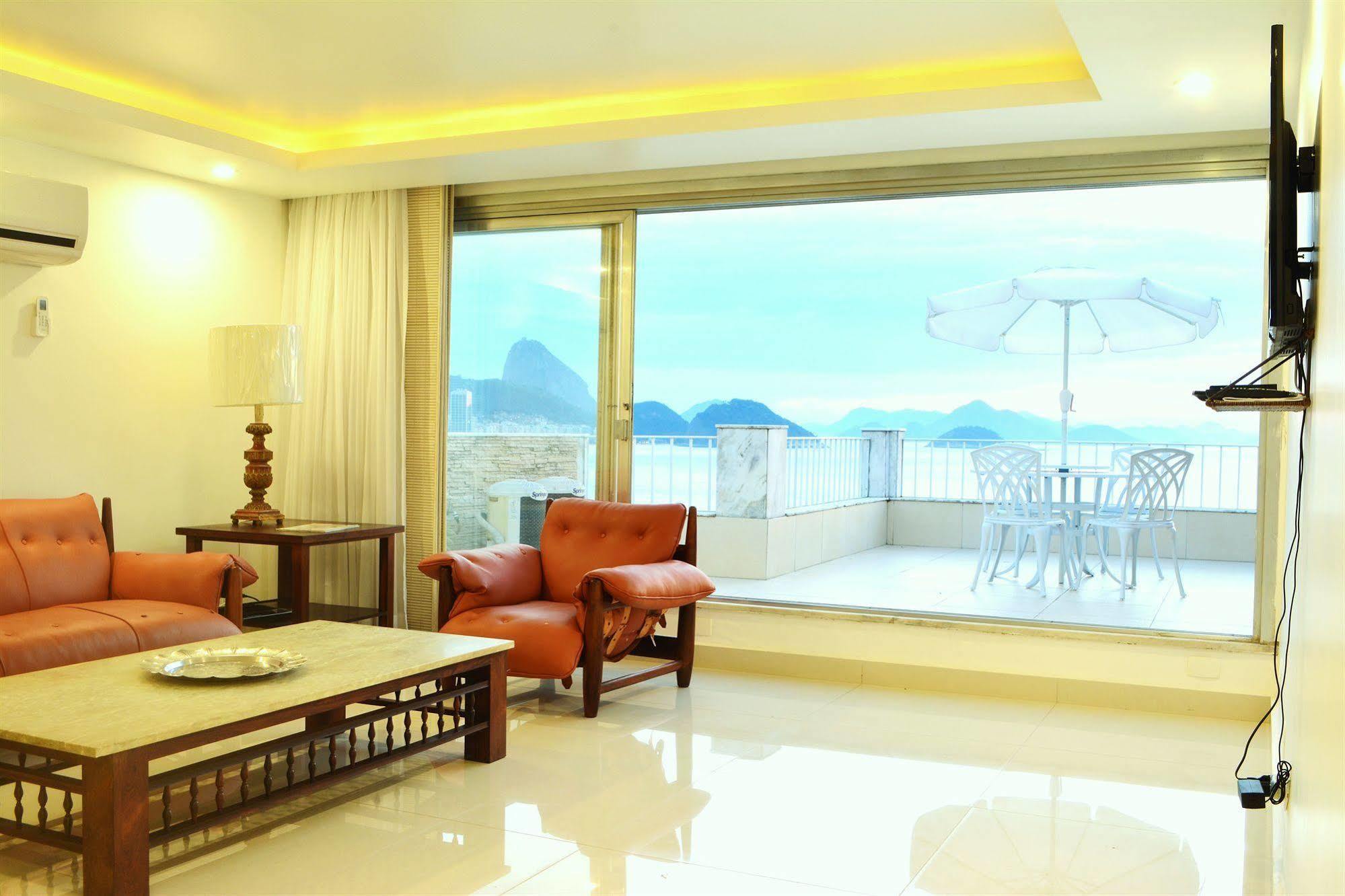 Copacabana Beachfront Penthouse Lägenhet Rio de Janeiro Exteriör bild