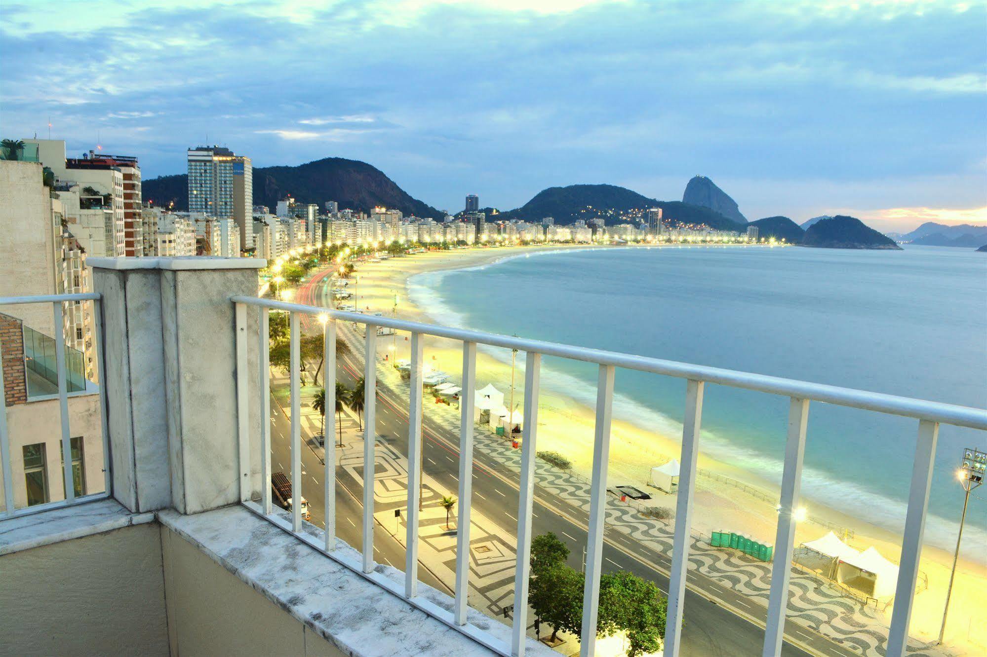 Copacabana Beachfront Penthouse Lägenhet Rio de Janeiro Exteriör bild