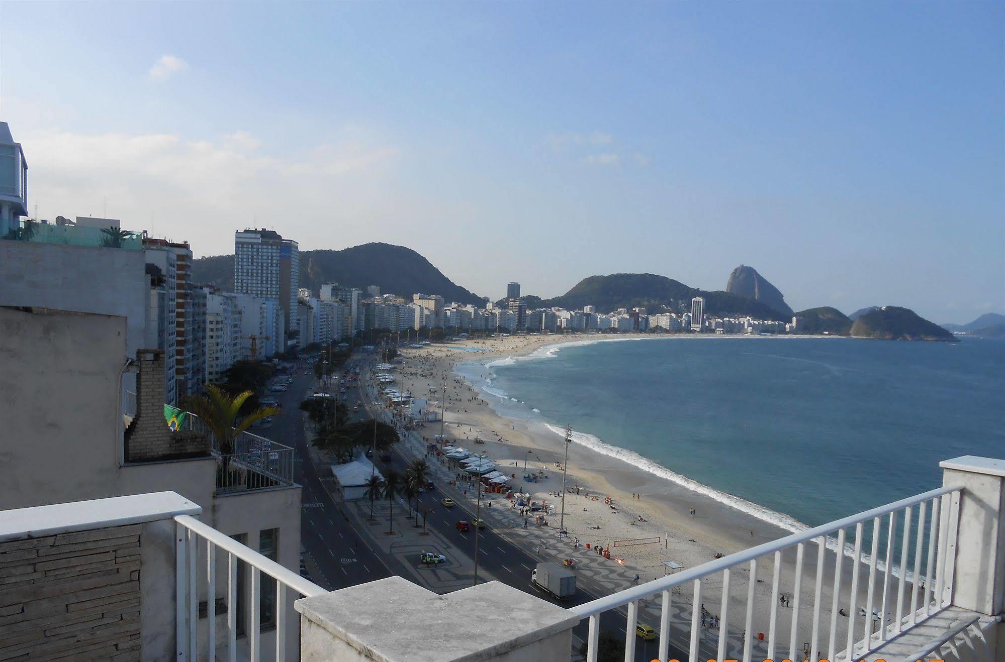 Copacabana Beachfront Penthouse Lägenhet Rio de Janeiro Exteriör bild